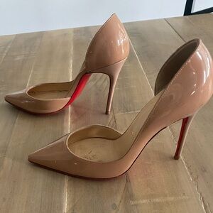 Iriza 100MM Patent Leather Pumps - size 35.5